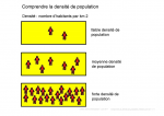 Comprendre la densité de population