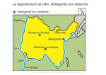 Le département de l'Ain (Bellegarde sur Valserine)
