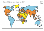 Disponibilité en eau douce en 2014