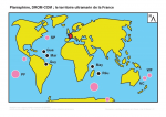 Planisphère DROM-COM