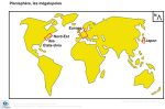 Planisphère : les mégalopoles