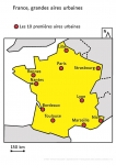 France : grandes aires urbaines