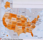 Les 50 États fédérés des États-Unis d'Amérique