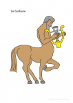 Centaure et vase grec