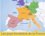 Les pays frontaliers de la France