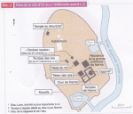 Plan de la cité d'Ur au troisième millénaire avant J.-C.