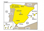 Espagne, villes principales et pays limitrophes
