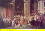 David Le sacre de Napoléon (croquis)
